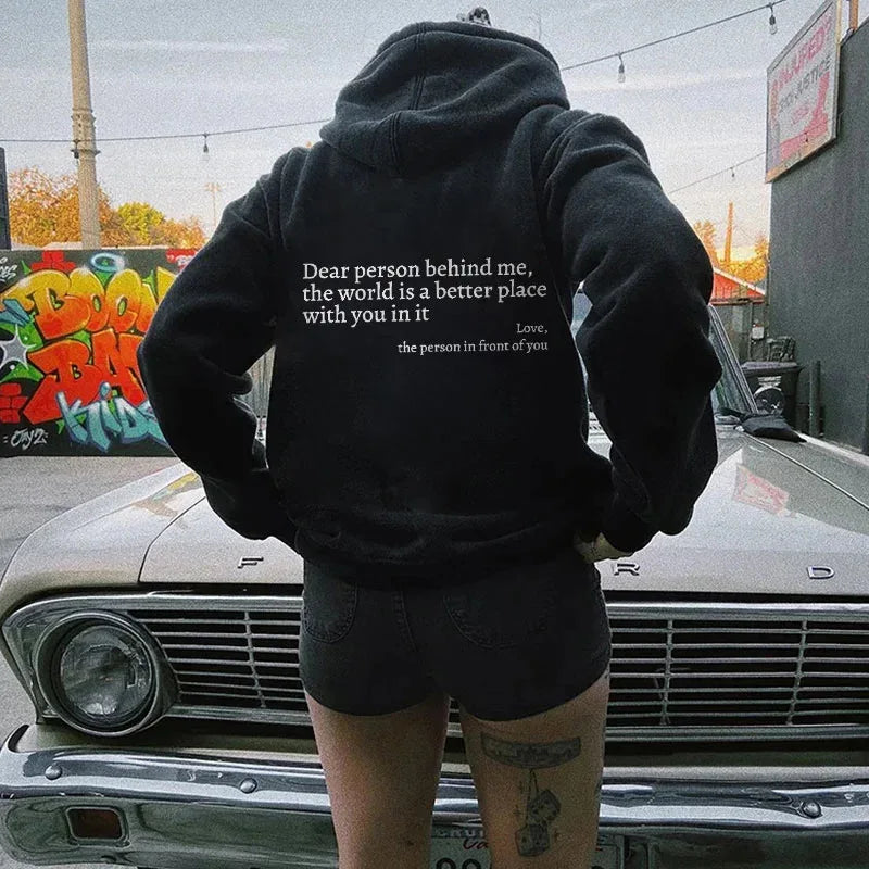 "Dear Person Behind Me" Original Hoodie